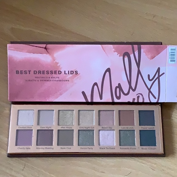 Mally Best Dressed Lids Neutrals & Bolds 14 Matte & Shimmer Eyeshadows BNIB - Picture 1 of 8
